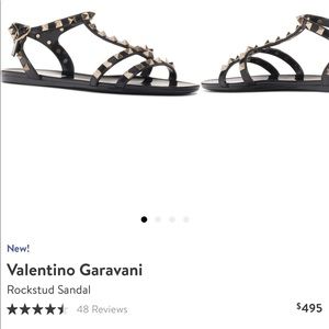 Valentino sandals, black